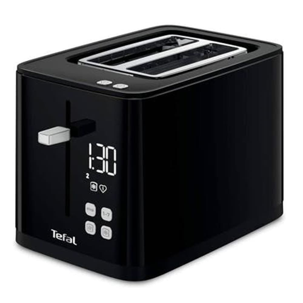 توستر نان دو خانه مشکی تفال مدل اسمارت لایت Tefal Smart N’ Light Toaster TT6408