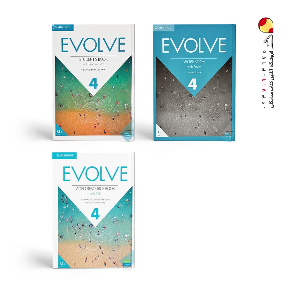 کتاب Evolve 4 + Video Resource Book ایوالو (پک سه جلدی)
