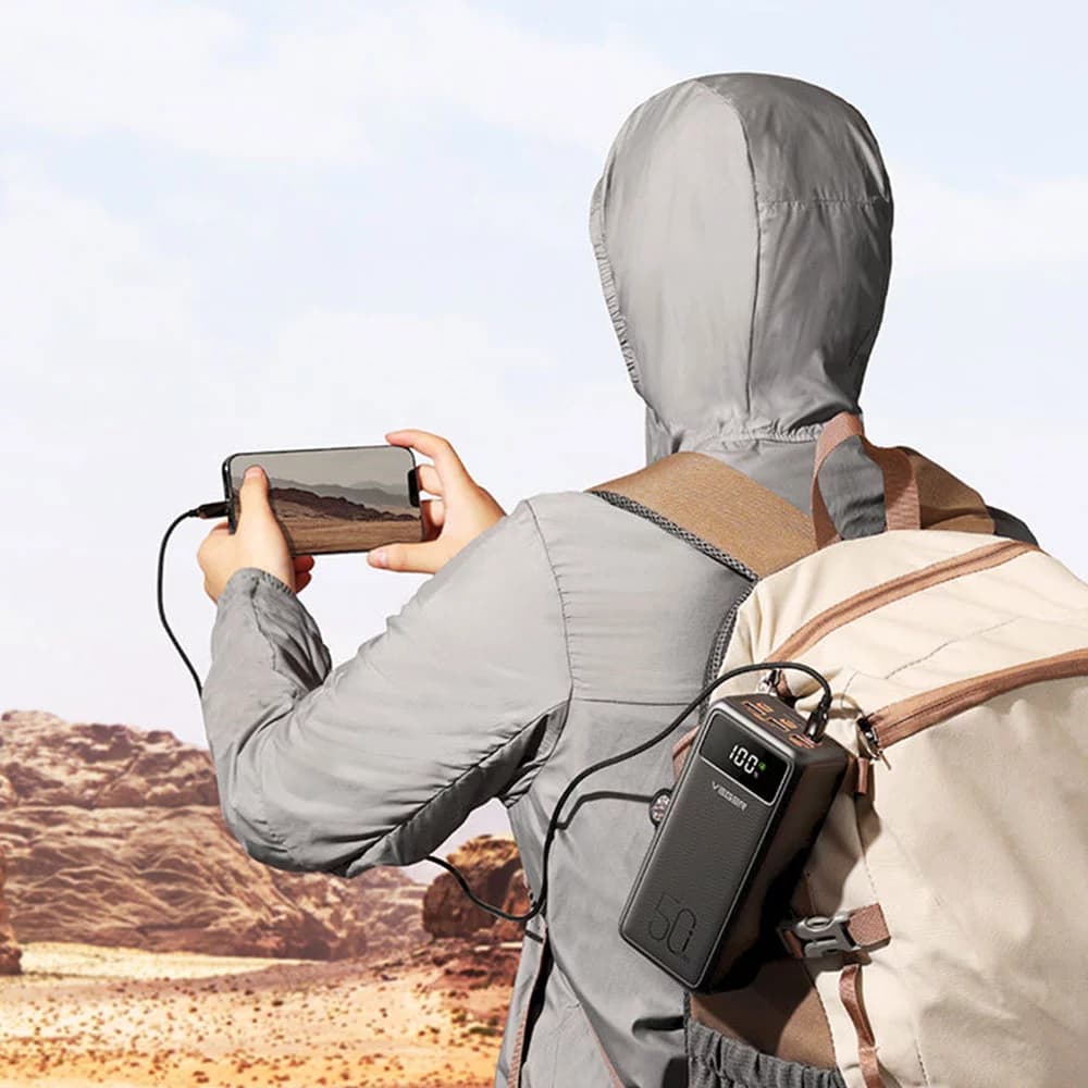 پاور بانک کمپینگ وگر مدل VEGER Tank Lite 50000mAh 22.5W Camping Power Bank — تصویر ۷