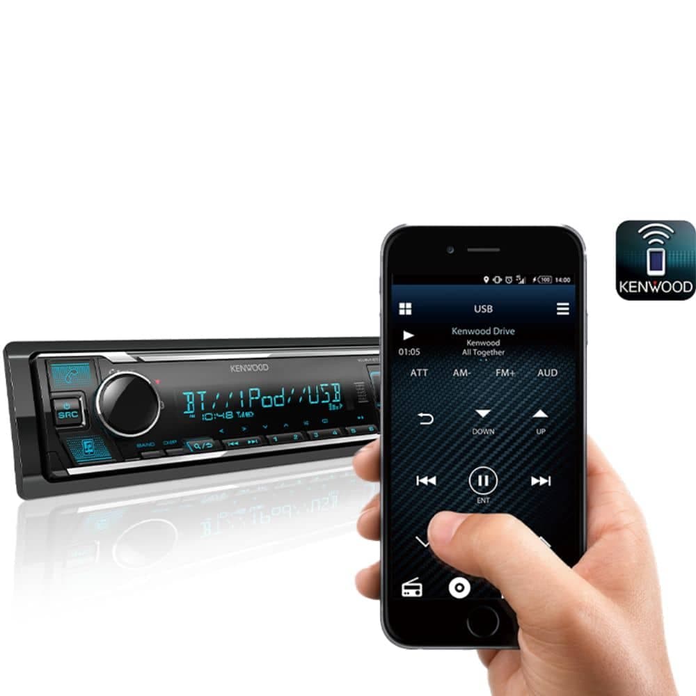 پخش خودرو Kenwood KMM-BT408 — تصویر ۵