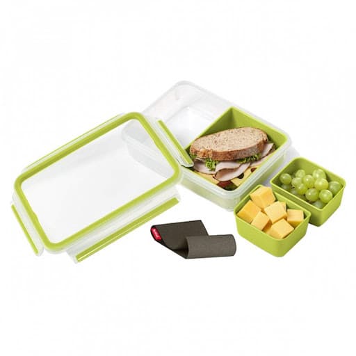 ظرف نگه دارنده غدا + بشقاب 1/2L تفال لانچ باکس ساخت آلمان مدل Tefal Master Seal to Go Lunchbox K3100212 — تصویر ۲