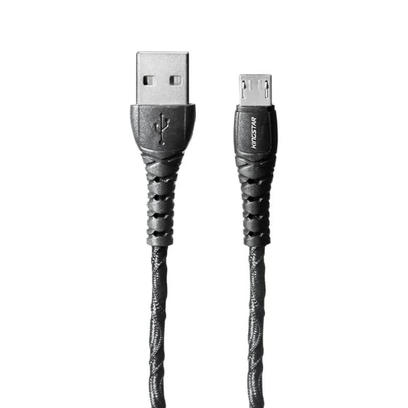 کابل تبدیل USB به MicroUSB کینگ استار مدل K118A طول 1.1 متر