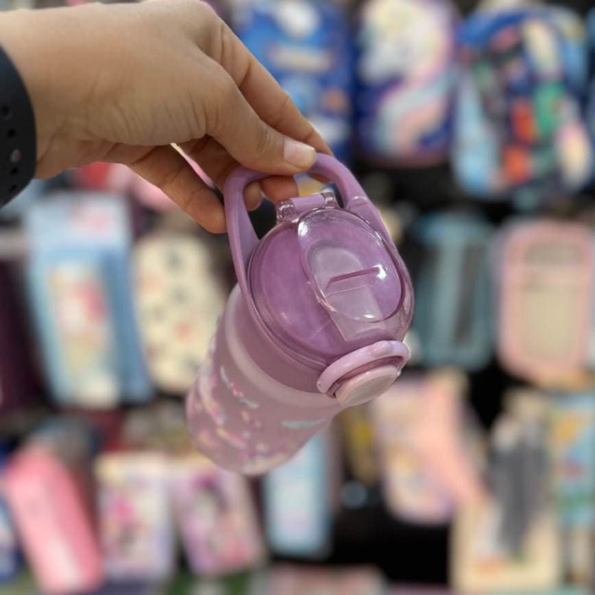 قمقمه نی دار بدنه مات یونیکرن یاسی — تصویر ۳