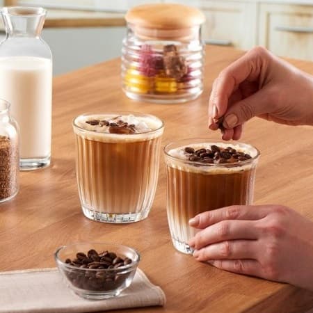 نیم لیوان پاشاباغچه مدل joy-520334 پک 4 عددی — تصویر ۵