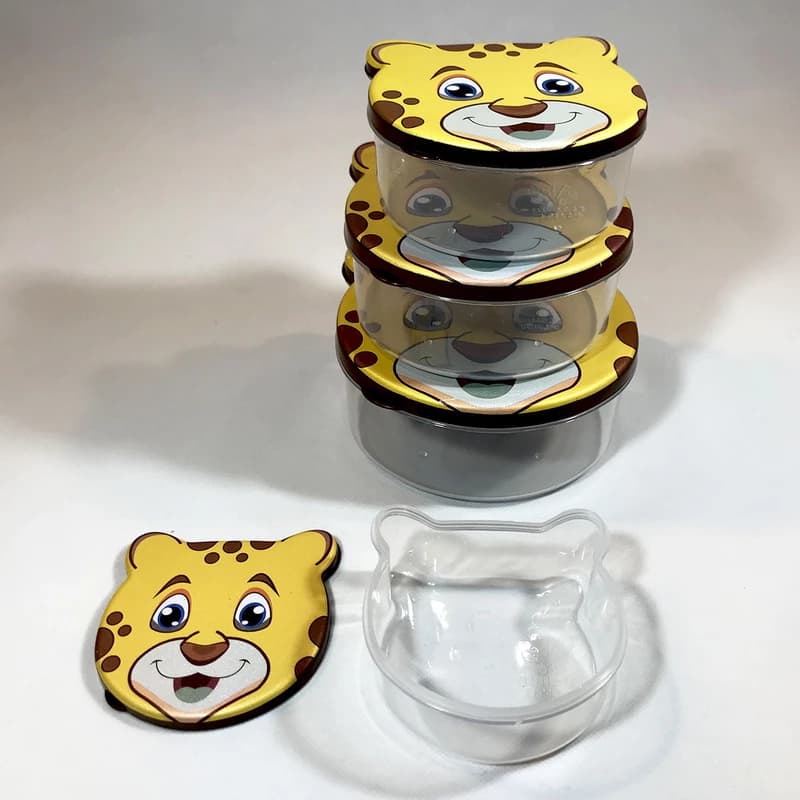 ظرف نگهدارنده مدل Tiger مجموعه 4 عددی — تصویر ۳