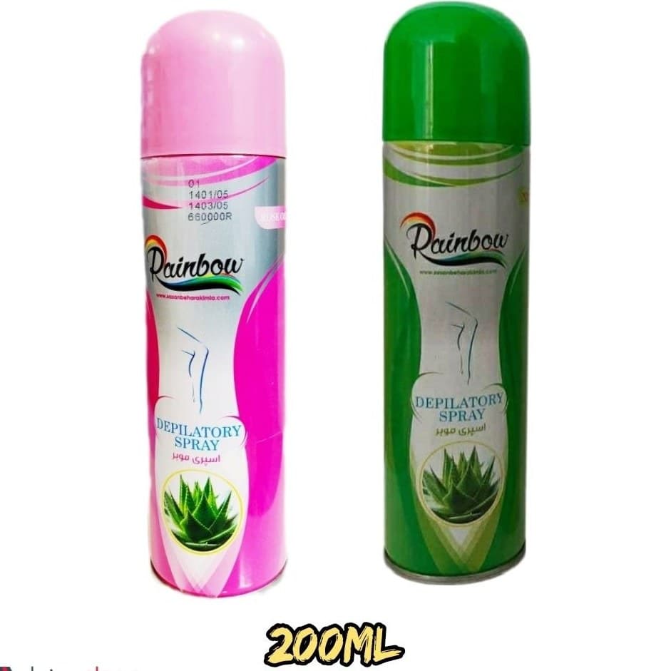 اسپری موبر رینبو حاوی آلوئه ورا 150 میلی لیتر | Rainbow Depilatory — تصویر ۲