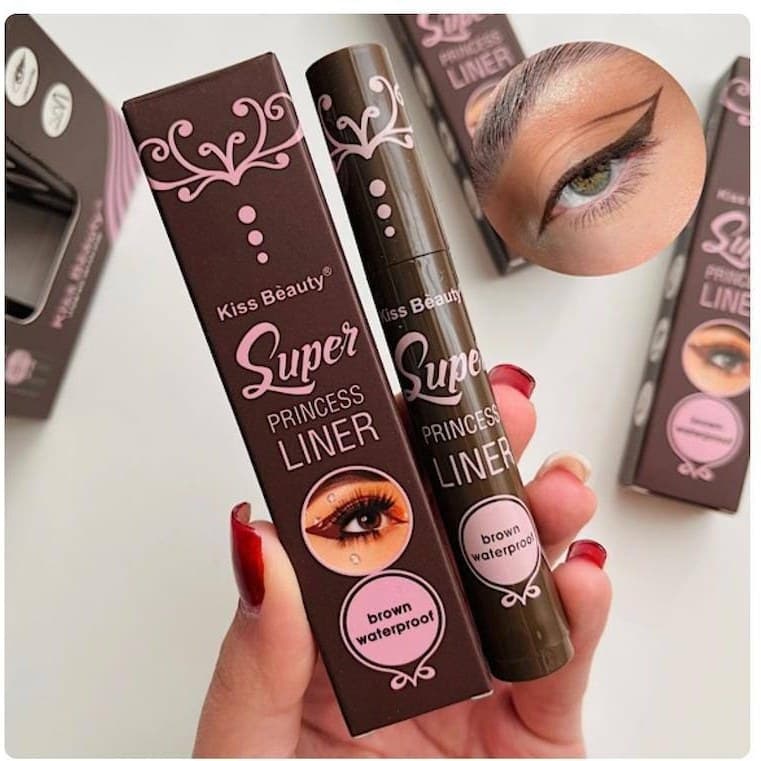 خط چشم قهوه‌ ای ماژیکی کیس بیوتی | Kiss Beauty Sketch Eyeliner Brown 5ml — تصویر ۲