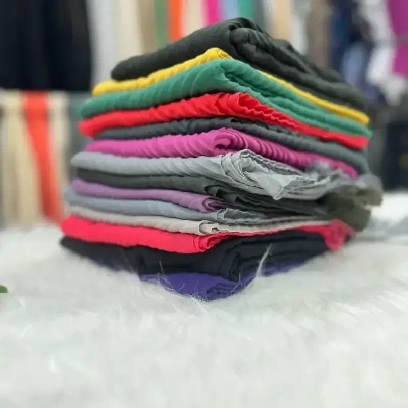 شال پلیسه ساده سوپرنخ — تصویر ۶