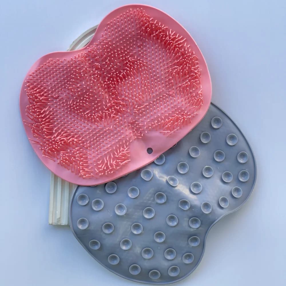 لیف ماساژ مدل دیواری سیلیکونی ابعاد ۲۰x۲۸x۱ سانتی متر | Silicone Wall-Mounted Massage Scrub