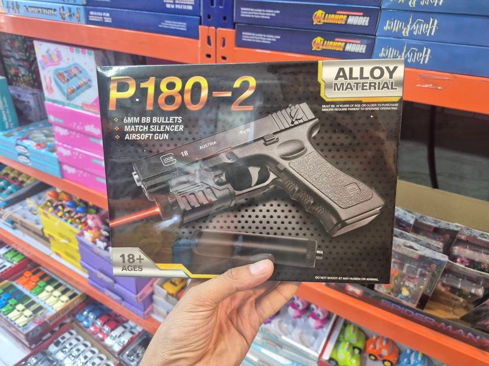 کلت p180-2با لیزر و خفه کن