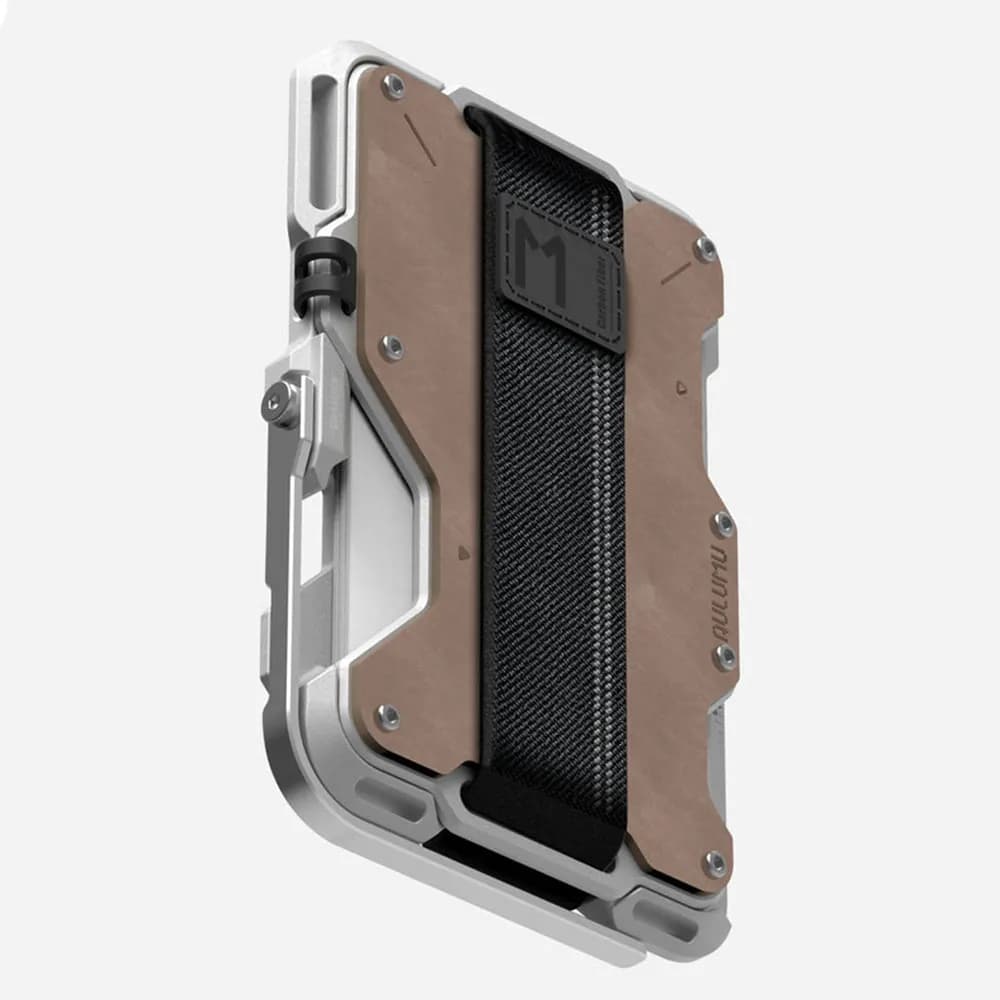 جاکارتی مگسیف موبایل AULUMU G03 Multi-Tool Magnetic Metal Wallet — تصویر ۳