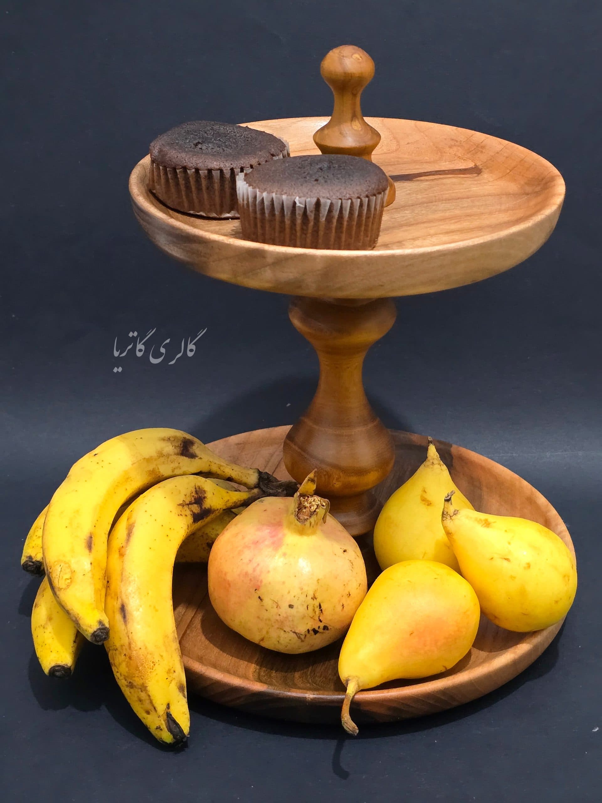 شیرینی خوری دو طبقه چوبی