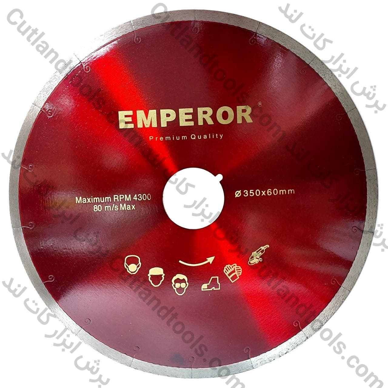 صفحه برش سرامیک ، پرسلان و ‌انواع اسلب امپرور چاک مویی اصلی 350 EMPEROR شفت 60