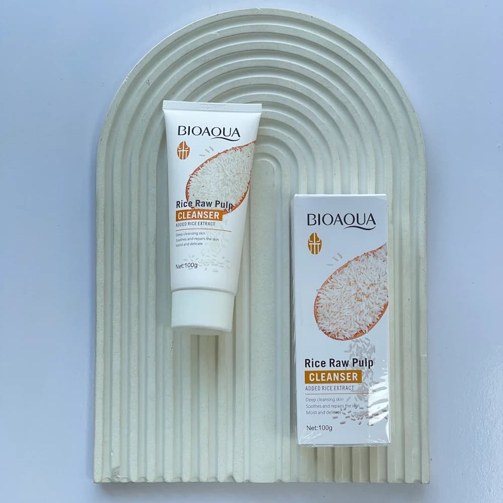 فوم شستشوی صورت عصاره برنج بیوآکوا ۱۰۰ گرم | Bioaqua Rice Extract Facial Cleansing Foam 100g