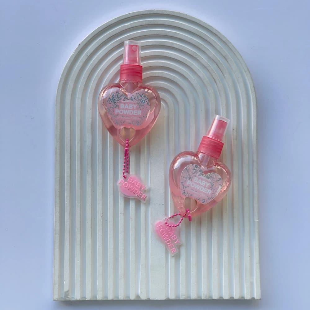 عطر بیکینی قلبی بیبی پاودر | Baby Powder Heart-Shaped Bikini Perfume