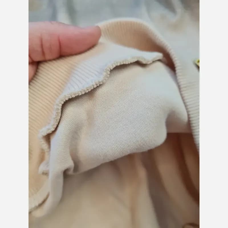 ست پاییزه بچگانه بلوز دورس و شلوار جین بگ سایز 50 تا 65 — تصویر ۸
