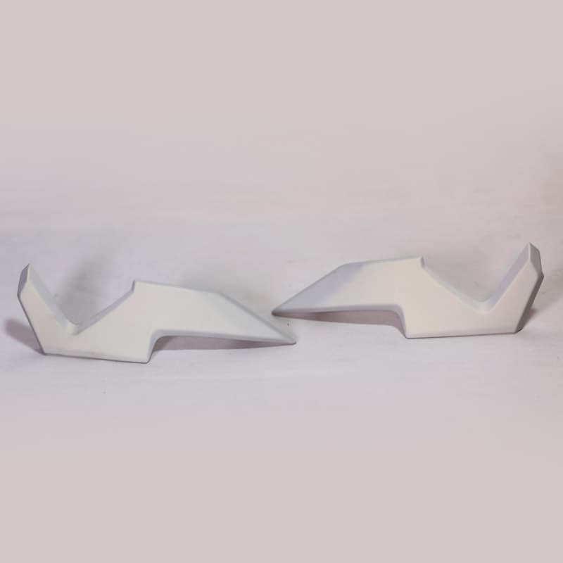 ابرویی روی فرمان جفت سفید مات موتور سیکلت کلیک 160 (cl160)