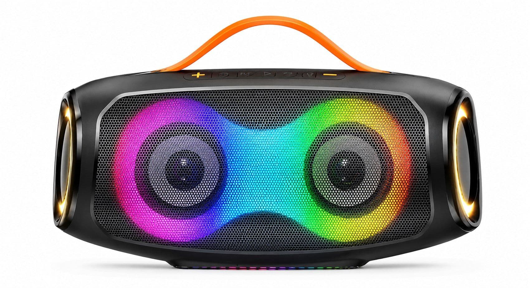 اسپیکر بلوتوثی قابل حمل مدل EBS-611 با نورپردازی RGB — تصویر ۲