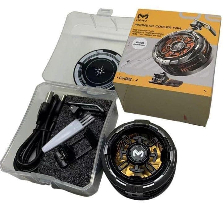 فن خنککننده گوشی موبایل MEMO CX08 Magnetic Semiconductor Phone Cooler (مدل CX08 — تصویر ۲