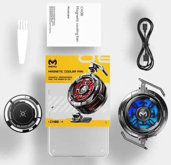 فن خنککننده گوشی موبایل MEMO CX08 Magnetic Semiconductor Phone Cooler (مدل CX08 — تصویر ۳