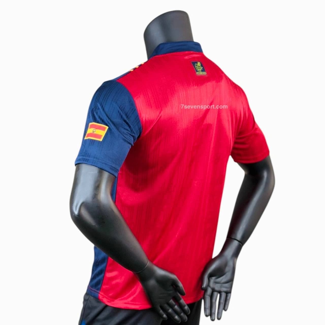 تیشرت پلیری کلاسیک اسپانیا قرمز 1996 — تصویر ۳