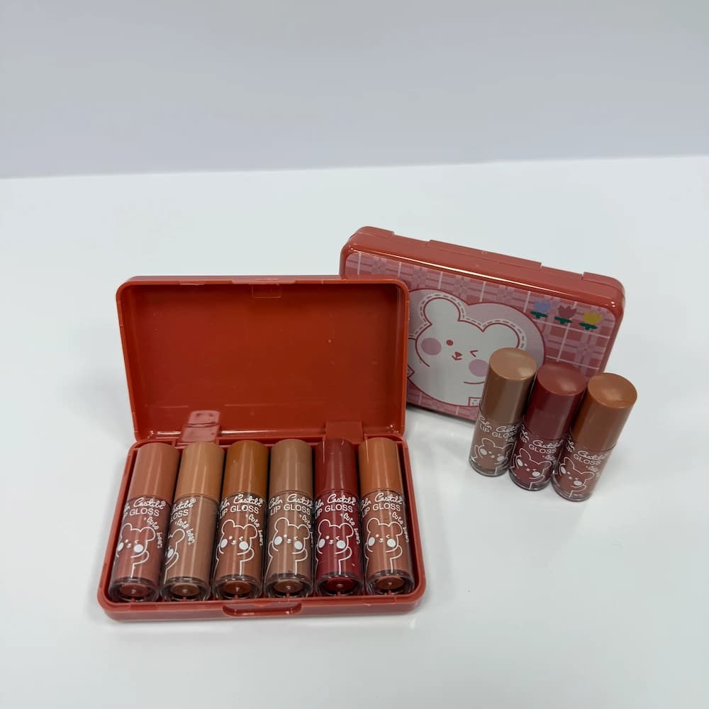 پک رژ لب کالر کاستل خرسی ۶ عددی | Color Castle Bear Lipstick Set (6pcs)