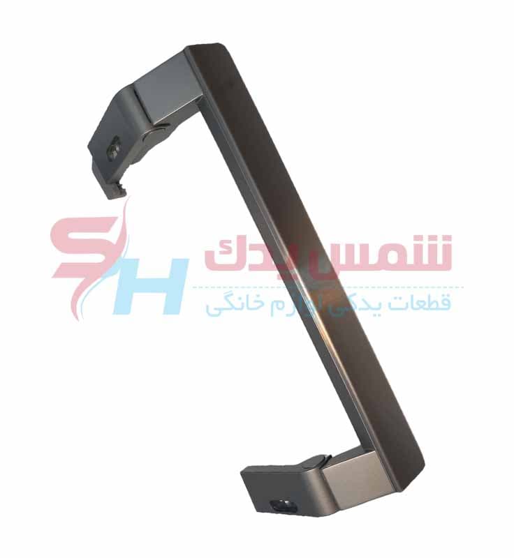 دستگیره یخچال فریزر بکو نقره ای اصلی 32.5 سانت