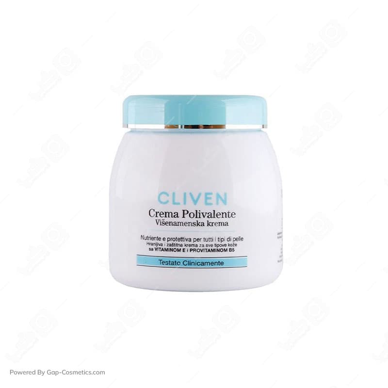 کرم چند منظوره کلیون CLIVEN مدل Multipurpose Cream، مناسب انواع پوست حجم 300 میلی‌لیتر
