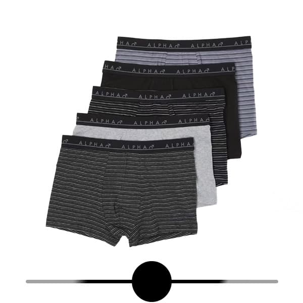 شورت باکسر مردانه مدل m-b-a-3xl بسته 5 عددی