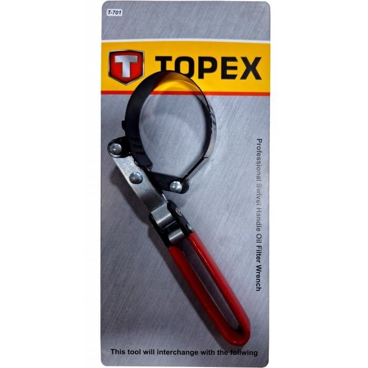 آچار فیلتر بازکن تسمه ای کد T-701 تاپکس TOPEX 85-73 مدل BB-94