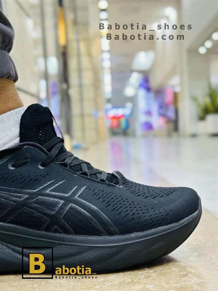کتونی اسیکس نیمباس GEL _ NUMBUS 25 مشکی مردانه — تصویر ۳