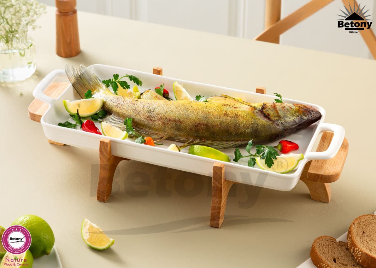 تابه گریل مستطیل بزرگ بتونی