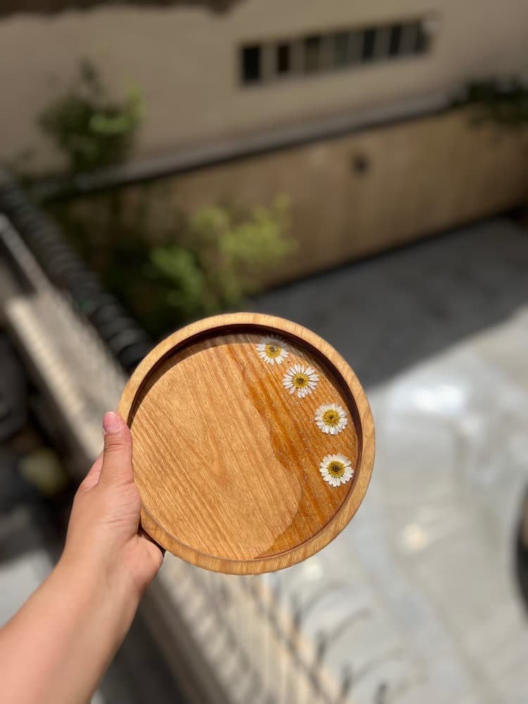 تخته سرو چوبی بابونه