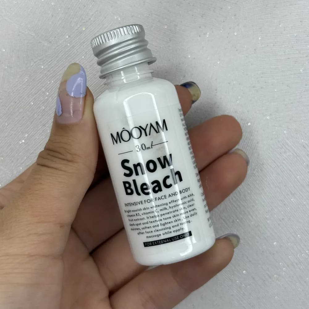 لوسیون روشن‌کننده اسنو بلیچ مویام 30 میل | Mooyam Snow Bleach Brightening Cream 30ml — تصویر ۳