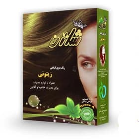 رنگ موی گیاهی شاژن زیتونی
