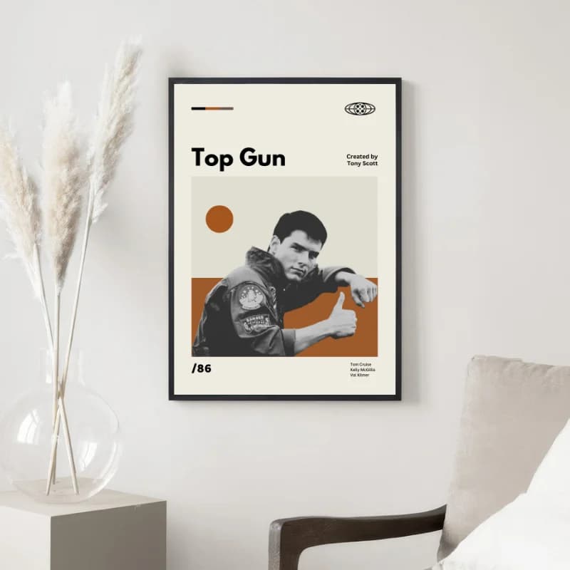 تابلو دکوری طرح فیلم Top Gun — تصویر ۲