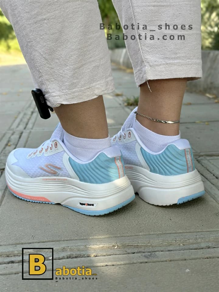 کفش اسکیچرز مدل DISTANCE WALKER 2023 سفید زنانه — تصویر ۸