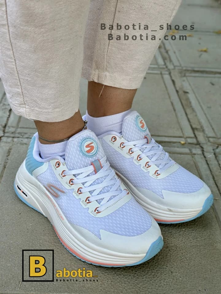 کفش اسکیچرز مدل DISTANCE WALKER 2023 سفید زنانه — تصویر ۶