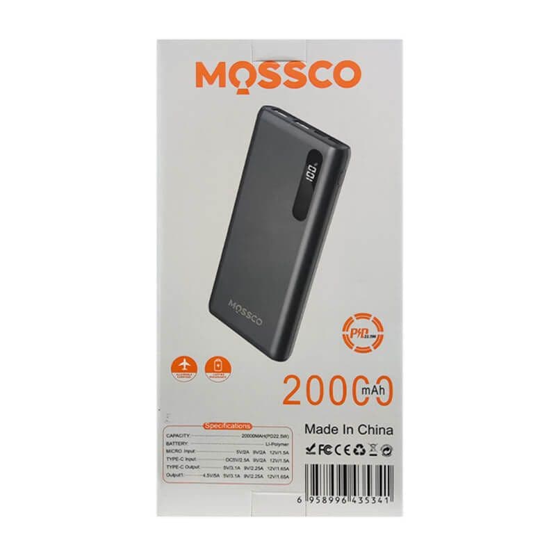 پاوربانک 20000 برند MOSSCO مدل IP-20