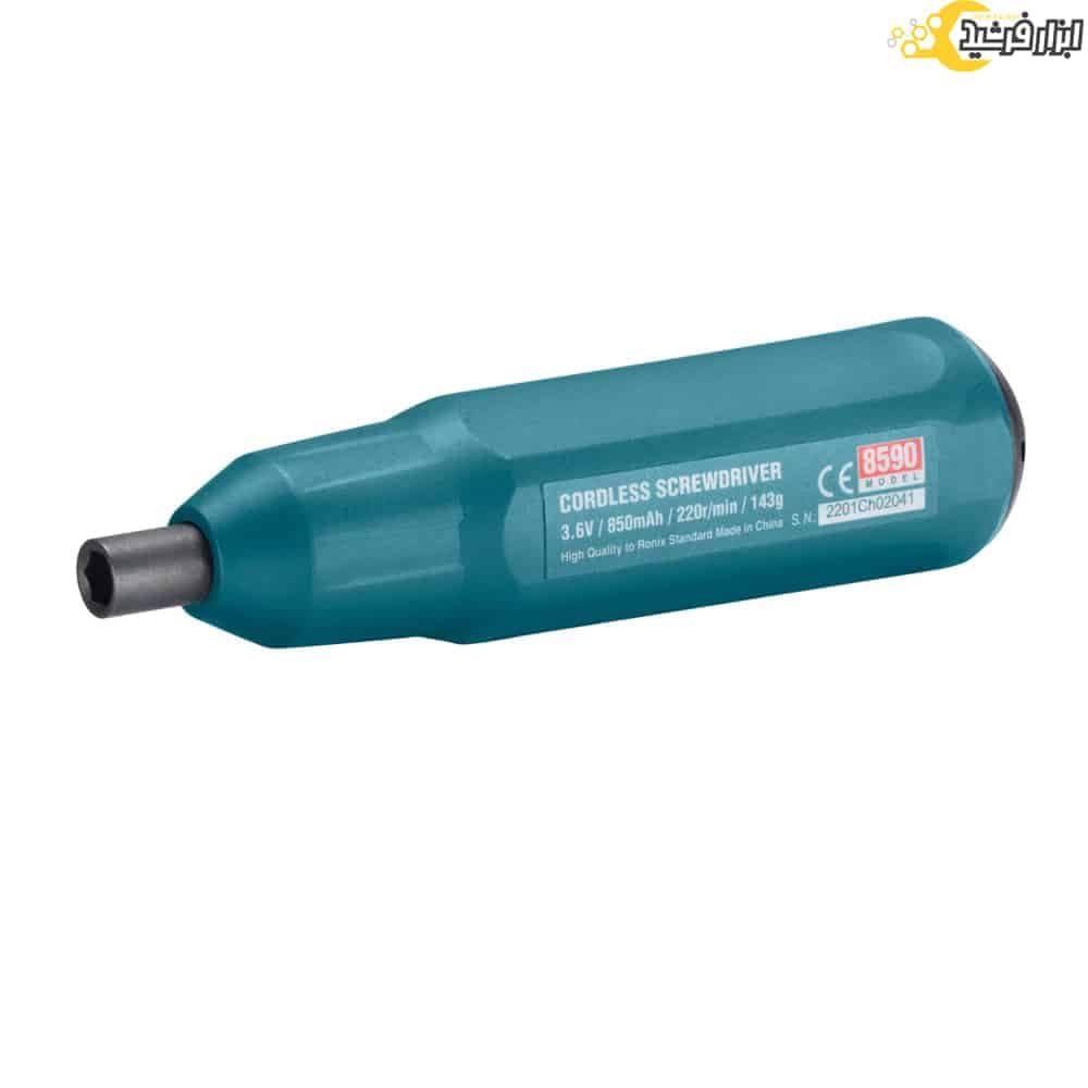 پیچ گوشتی شارژی الکترونیک-3.6 ولت مدل 8590 رونیکس — تصویر ۱۰