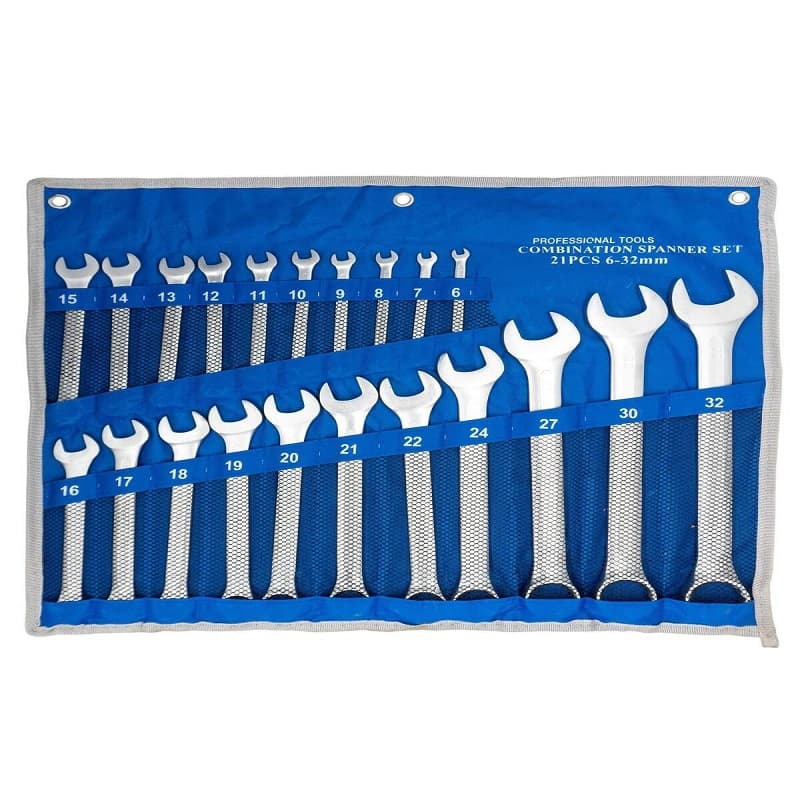 ست آچار 21 عددی یکسر تخت و رینگی 6تا32 یوفی YOFE مدل BX2500 مدل SP-54