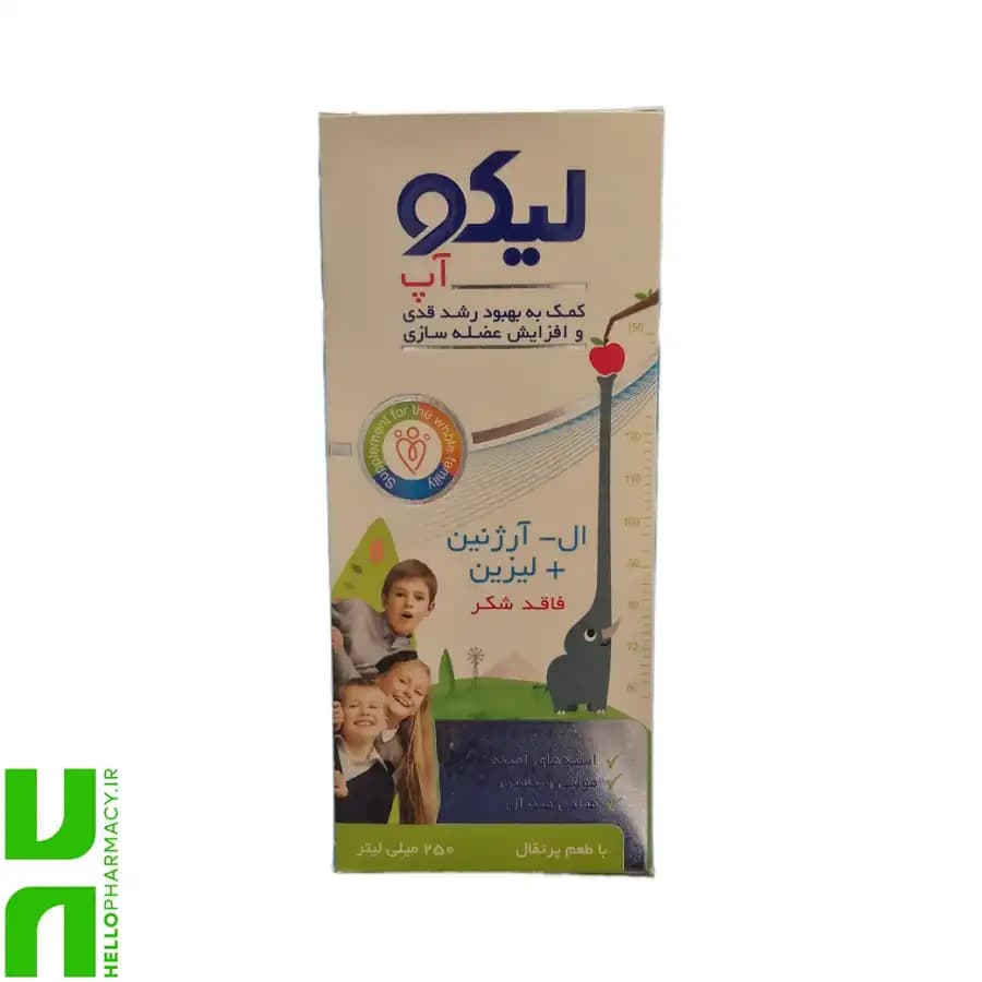 شربت لیکوآپ ال آرژنین+مولتی مینرال ابیان فارمد 250میلی لیتر