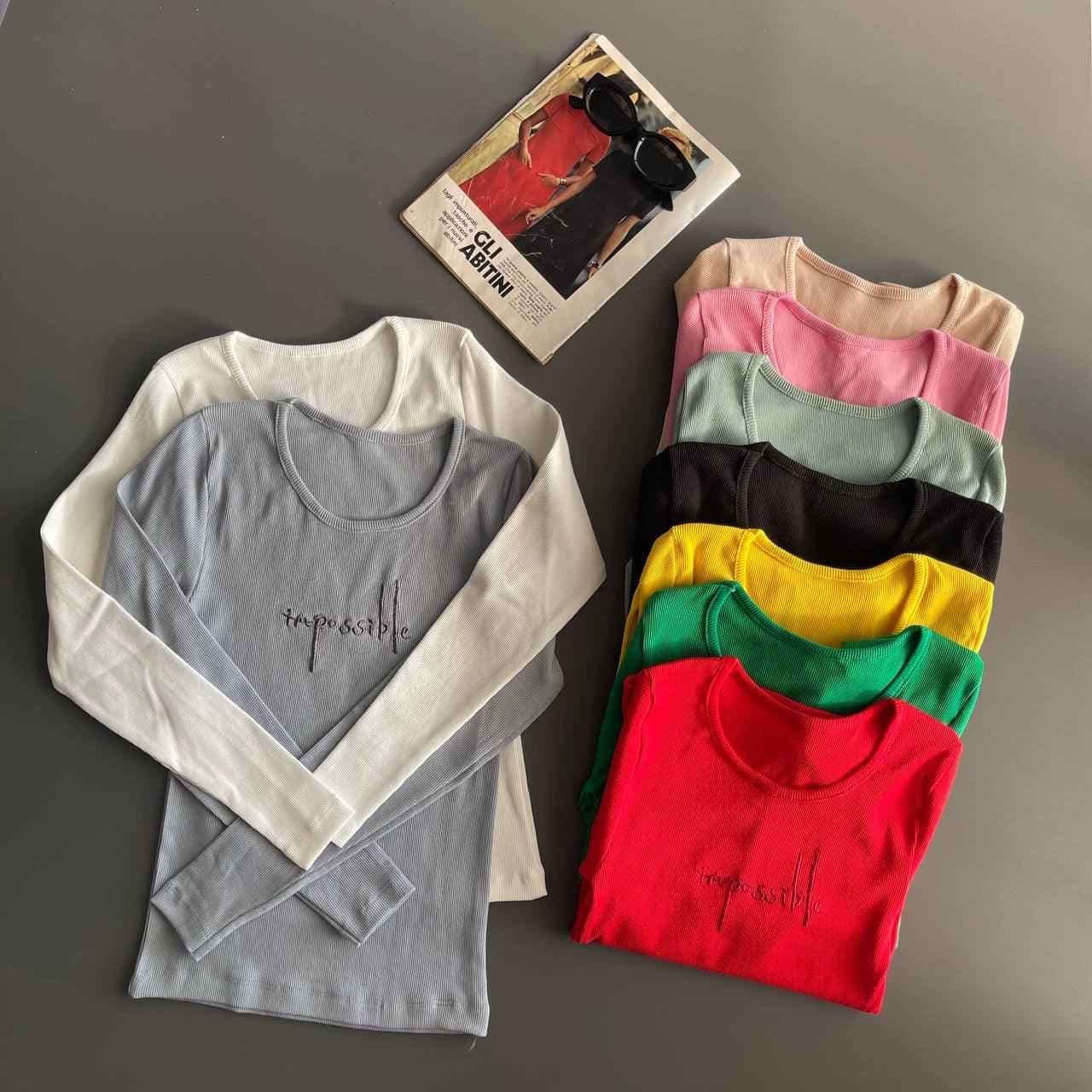 بلوز گلدوزی impossible کبریتی پنبه کد 919