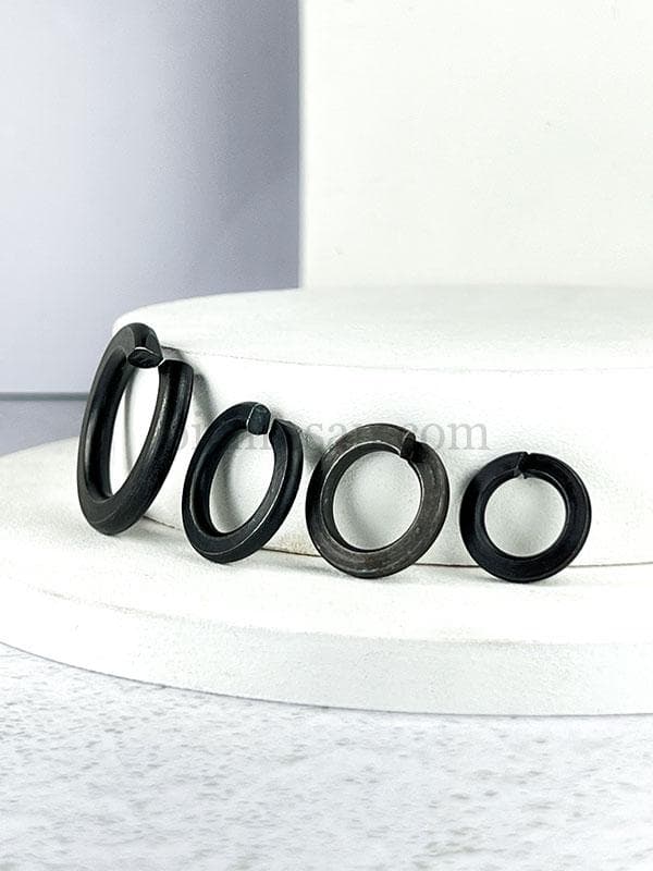 واشر فنری سایز 10میلیمتر مشکی بسته 500عددی