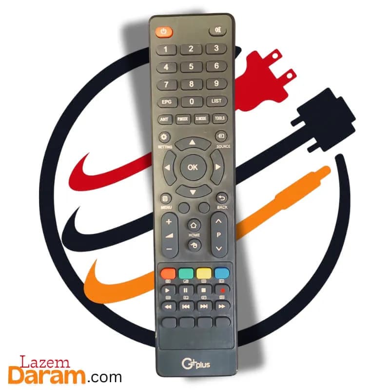 کنترل تلویزیون جی پلاس 4K رکورد پایین