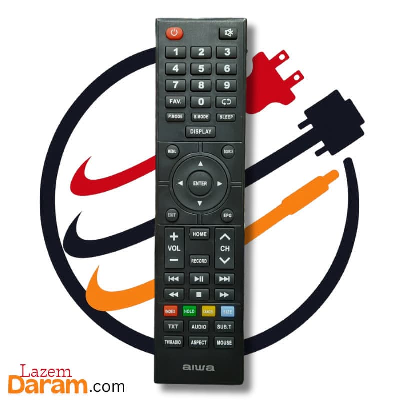 ریموت کنترل تلویزیون آیوا AIWA مدل 4305