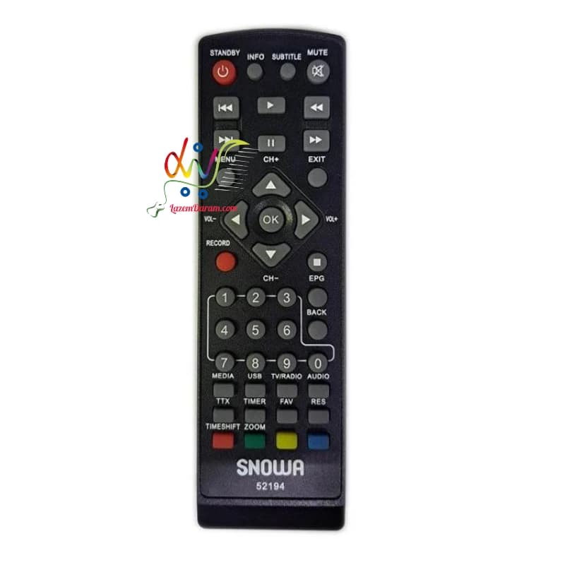 کنترل گیرنده دیجیتال اسنوا 52194