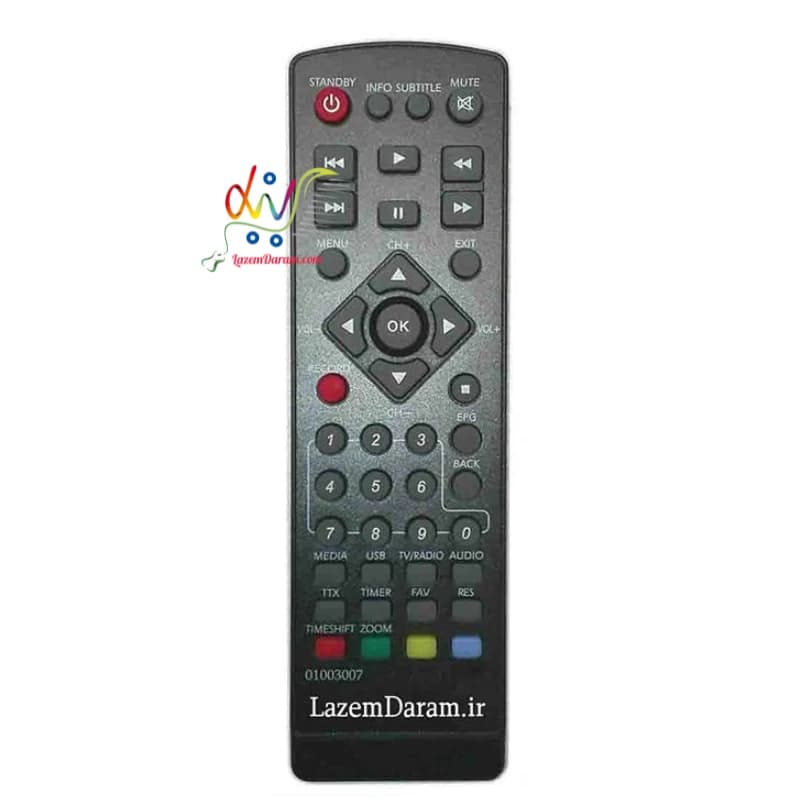 کنترل گیرنده دیجیتال دنای 3601