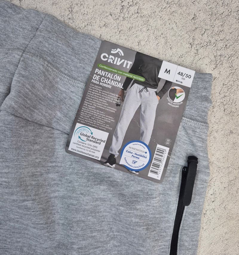 شلوار ورزشی مردانه کریویت Crivit Sport Pants 03 طوسی — تصویر ۴