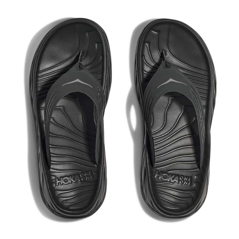 صندل ورزشی هوکا Hoka Ora Recovery Flip 2 01 مشکی — تصویر ۴